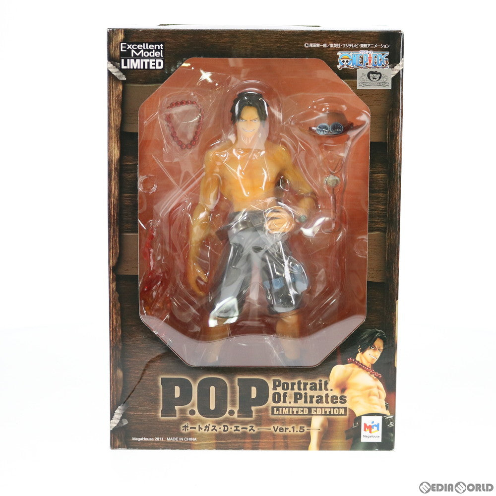 【中古即納】[FIG] セブン-イレブンネット限定 Portrait.Of.Pirates LIMITED EDITION ポートガス・D・エース Ver.1.5 ONE PIECE(ワンピース) 1/8 完成品 フィギュア メガハウス(20110430)