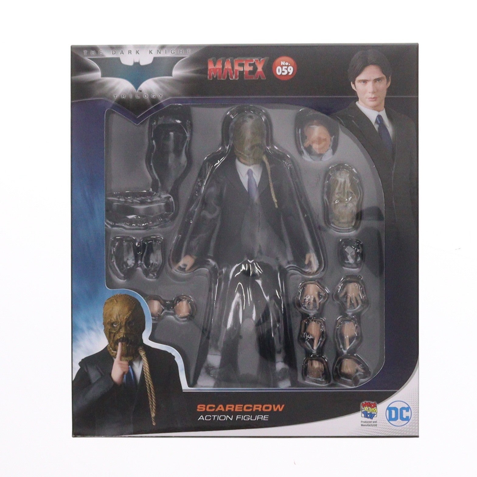 【中古即納】[FIG] マフェックス No.059 MAFEX SCARECROW(スケアクロウ) BATMAN BEGINS(バットマン ビギンズ) 完成品 可動フィギュア メディコム・トイ(20180630)