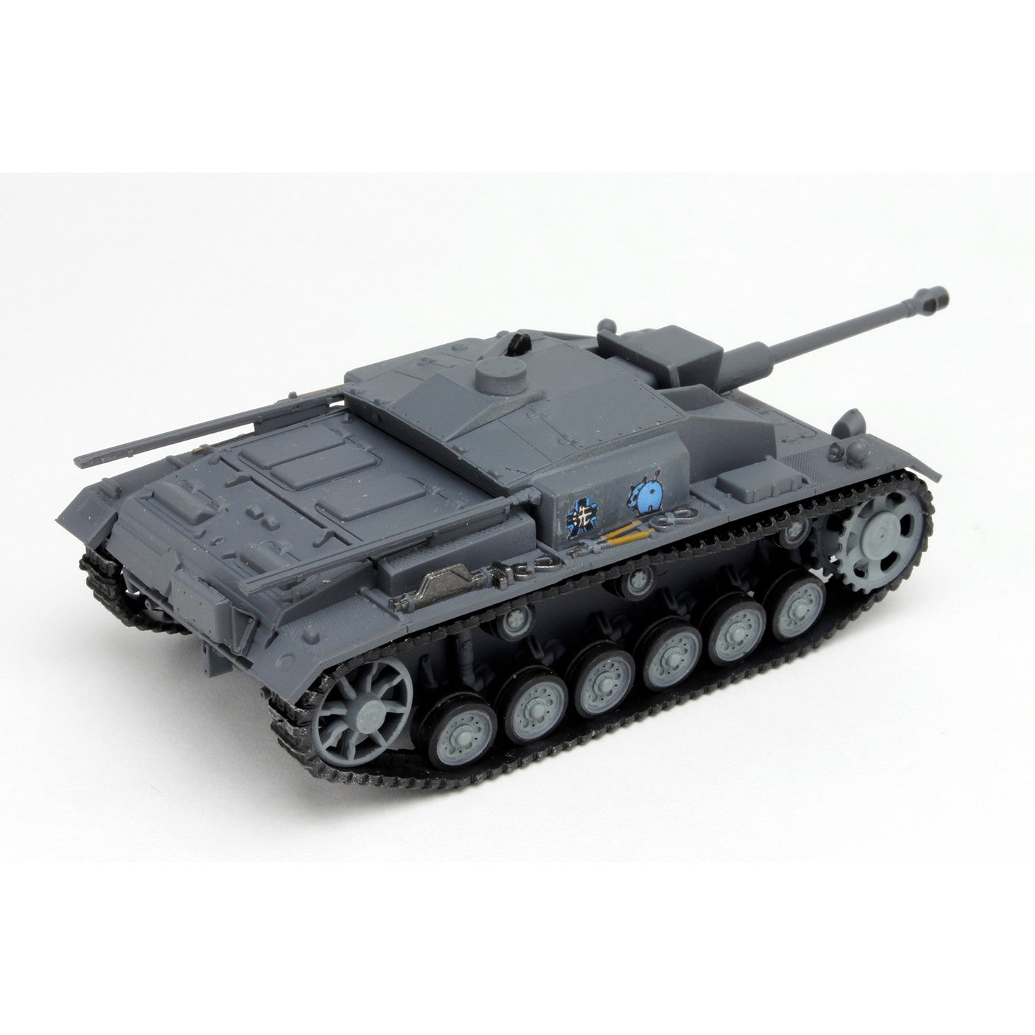 【中古即納】[FIG] てのひら戦車道コレクション III号突撃砲F型 カバさんチーム ガールズ&パンツァー 劇場版 1/72 完成品 フィギュア(GPC72-7) プラッツ(20170921)