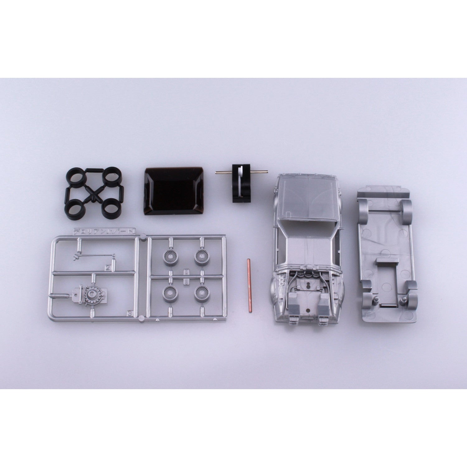 【新品即納】[PTM] (再々販) ムービーメカ No.11 1/43 プルバック PartI タイムマシン バック・トゥ・ザ・フューチャー プラモデル(054758) アオシマ(20250930)