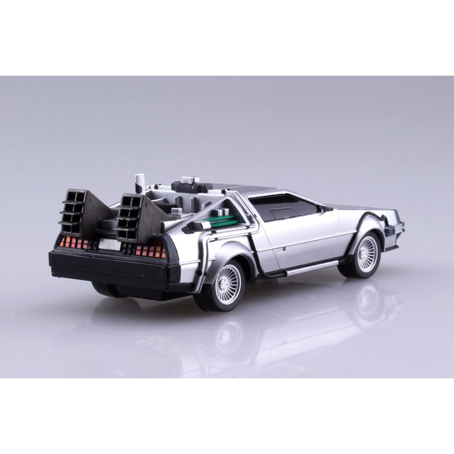 【中古即納】[PTM] ムービーメカ No.12 1/43 プルバック デロリアン PartII バック・トゥ・ザ・フューチャー プラモデル(054765) アオシマ(2025年9月)
