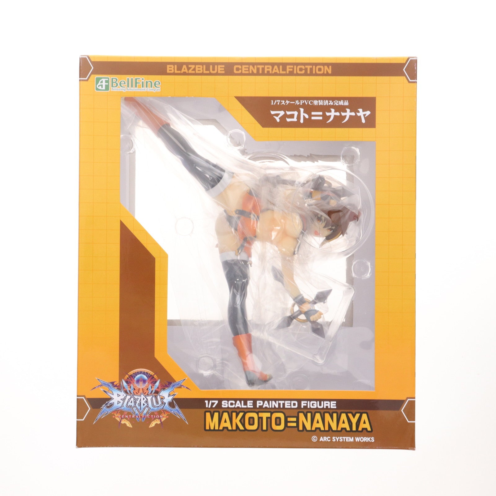【中古即納】[FIG] マコト=ナナヤ BLAZBLUE CENTRALFICTION(ブレイブルー セントラルフィクション) 1/7完成品 フィギュア(BF027) ベルファイン(20171224)