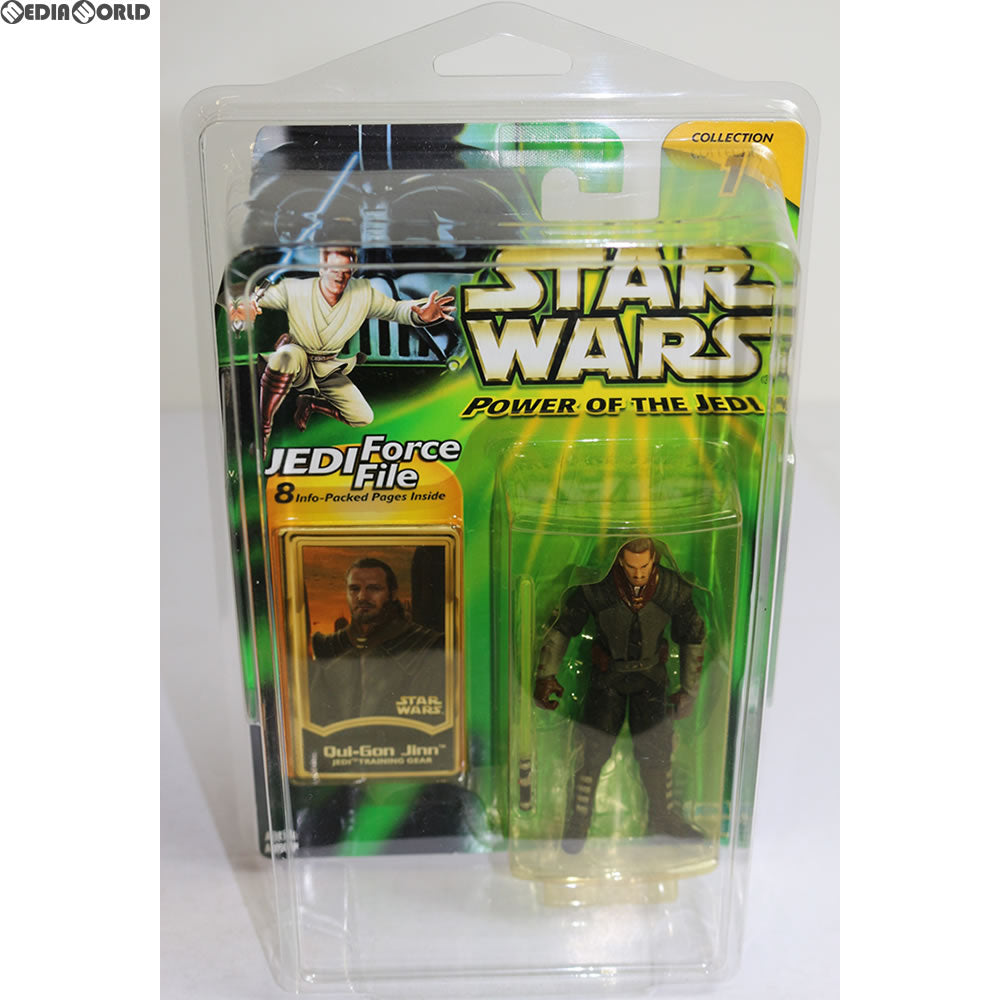 【中古即納】[FIG] スター・ウォーズ パワー・オブ・ザ・ジェダイ ベーシックフィギュア クワイ＝ガン・ジン ジェダイトレーニングギアバージョン STAR WARS 完成品 可動フィギュア トミー(20011231)
