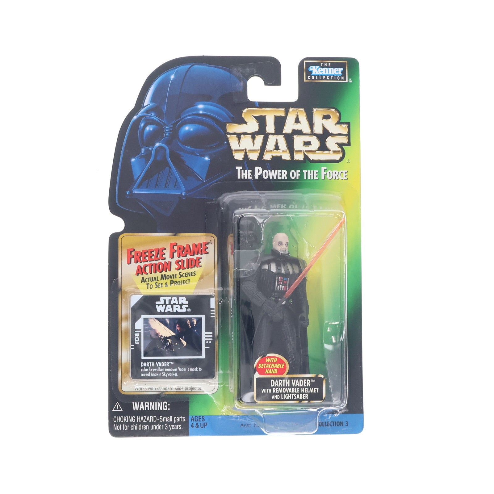【中古即納】[FIG] The Power Of The Force ダース・ベイダー with Removable Helmet and Lightsaber STAR WARS(スター・ウォーズ) 完成品 フィギュア(69836) ハズブロ(19981231)