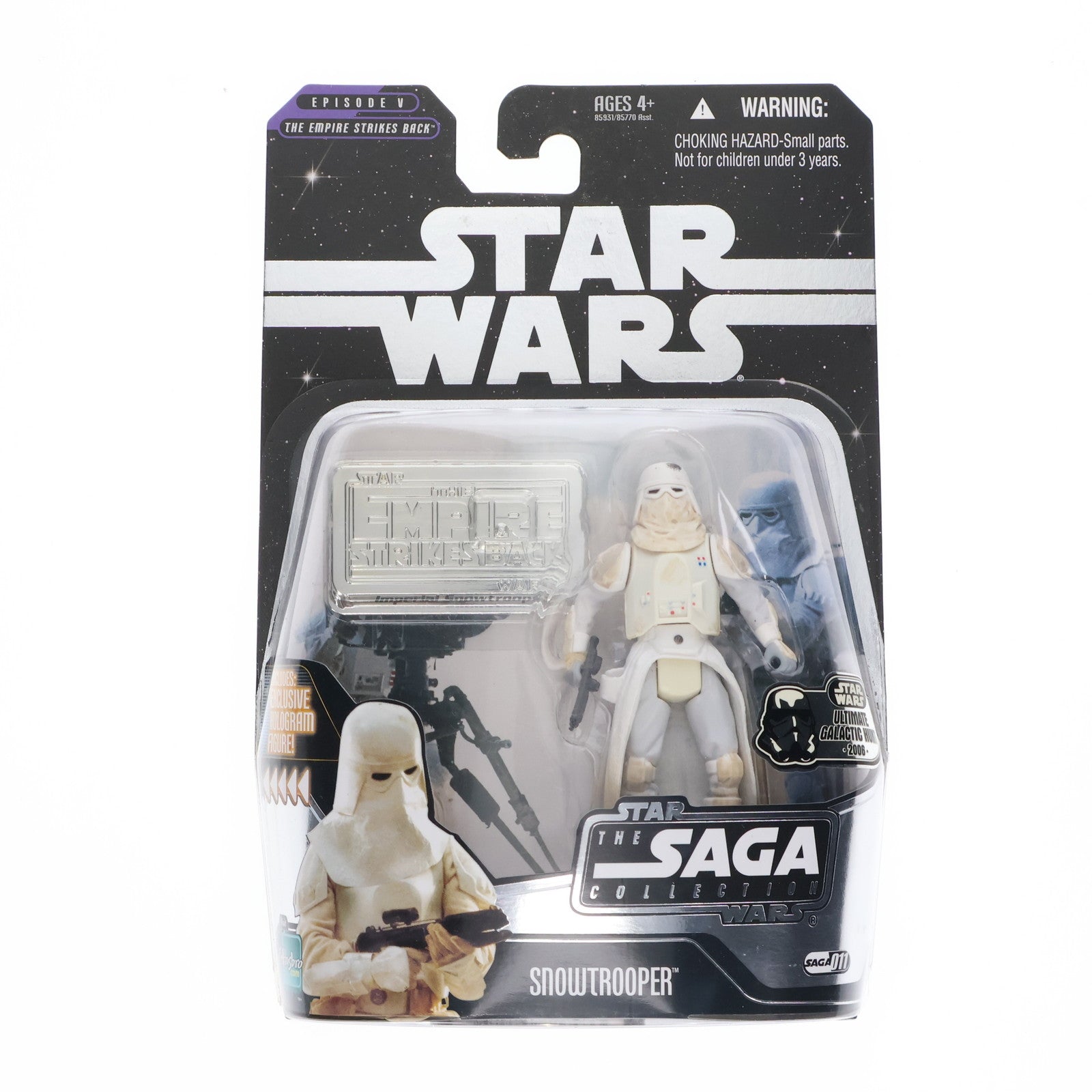 【中古即納】[FIG] The Saga Collection Snowtrooper(スノートルーパー) Ultimate Galactic Hant 2006 STAR WARS(スター・ウォーズ) エピソード5/帝国の逆襲 完成品 可動フィギュア(85931) ハズブロ(20061231)