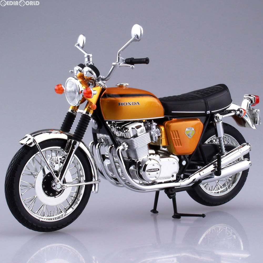 【中古即納】[MDL] 1/12 完成品バイクシリーズ Honda CB750FOUR(K0) キャンディゴールド ミニカー(104309) スカイネット(アオシマ)(20171228)