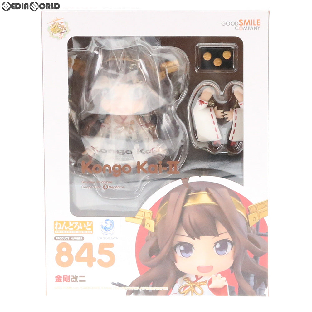 【中古即納】[FIG] ねんどろいど 845 金剛改二(こんごうかいに) 艦隊これくしょん -艦これ- 完成品 可動フィギュア グッドスマイルカンパニー(20180517)