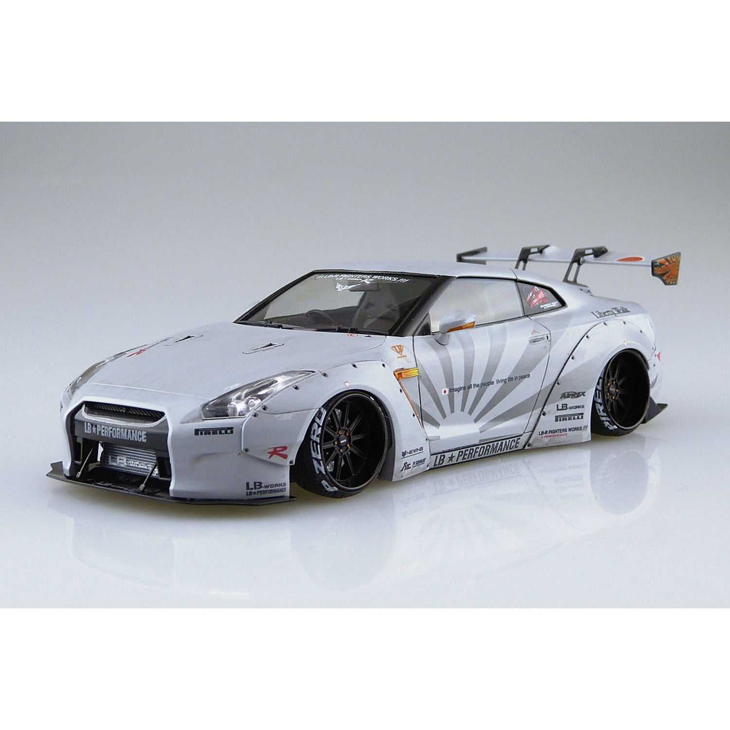 【新品即納】[PTM] (再々販)1/24 リバティーウォーク No.10 LB★ワークス R35 GT-R Ver.2 プラモデル(054031) アオシマ(20241231)