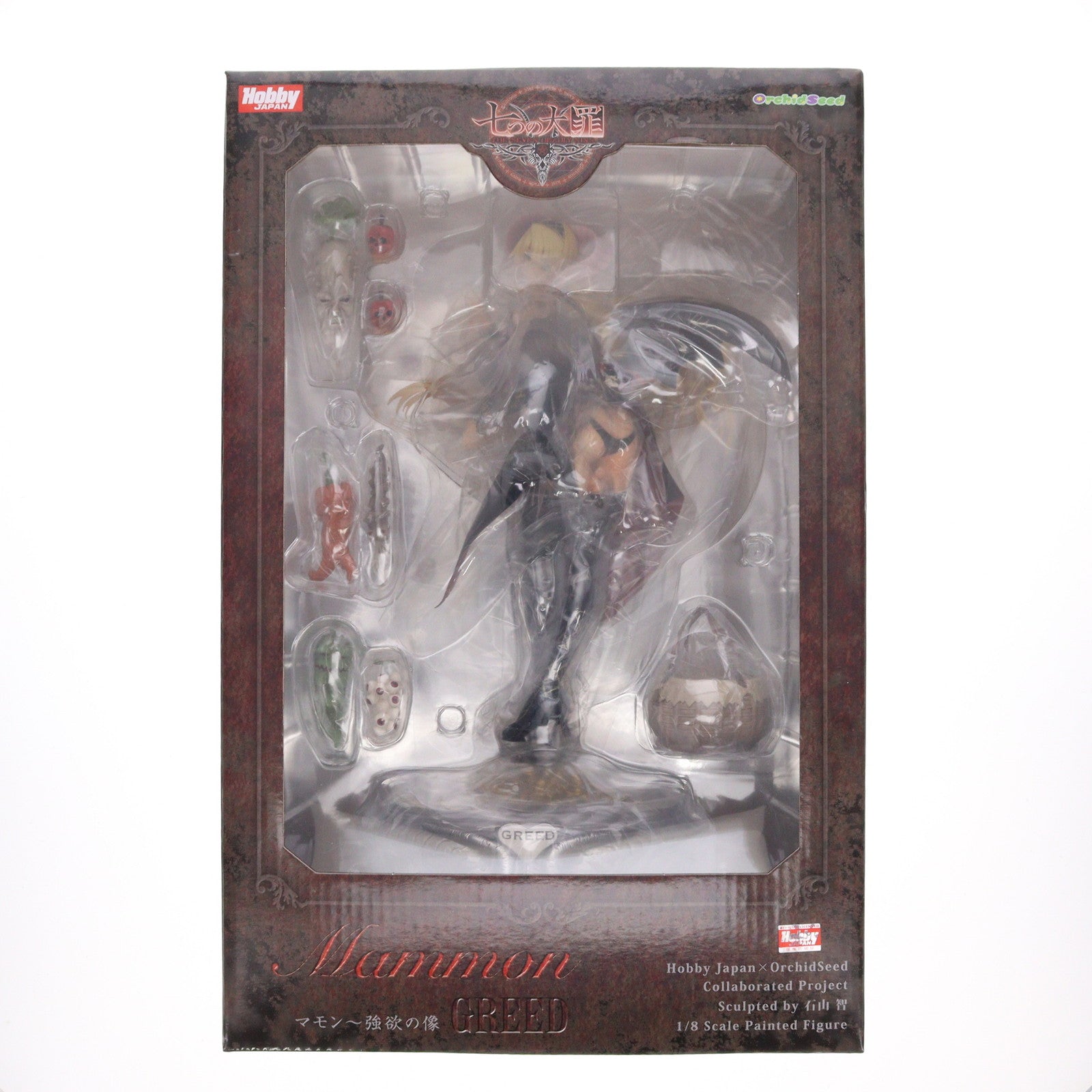 【中古即納】[未開封][FIG] マモン〜強欲の像 通常版 七つの大罪 1/8 完成品 フィギュア 月刊ホビージャパン誌上通販&オンラインショップ限定 ホビージャパン/オーキッドシード(20141030)