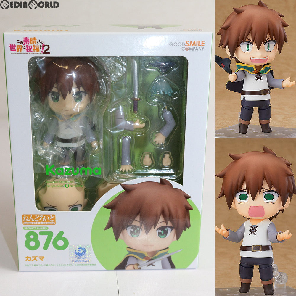 【中古即納】[FIG] ねんどろいど 876 カズマ この素晴らしい世界に祝福を!2 完成品 可動フィギュア グッドスマイルカンパニー(20180922)