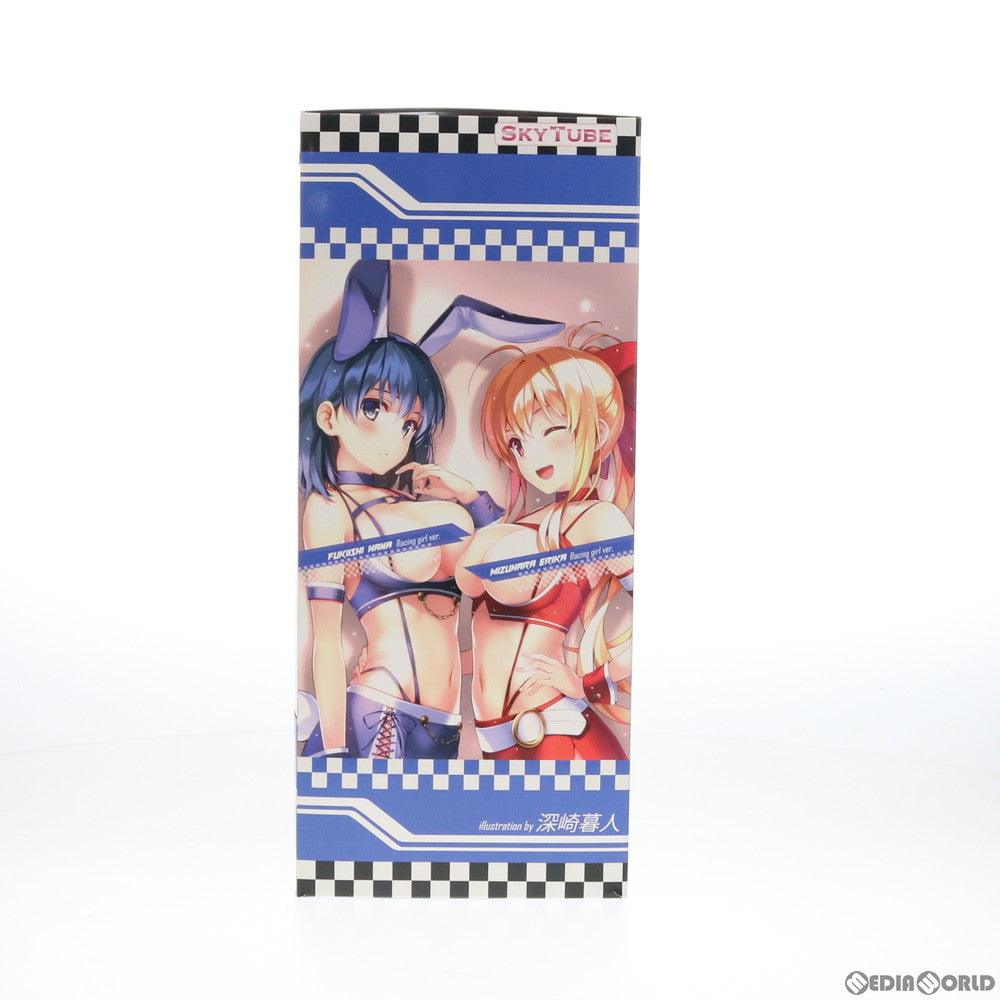 【中古即納】[FIG] ポストカード付属 吹石花(ふきいしはな) Racing girl ver. illustration by 深崎暮人(みさきくれひと) コミック阿吽 1/6 完成品 フィギュア(AX-1045) SkyTube(スカイチューブ)(20180929)