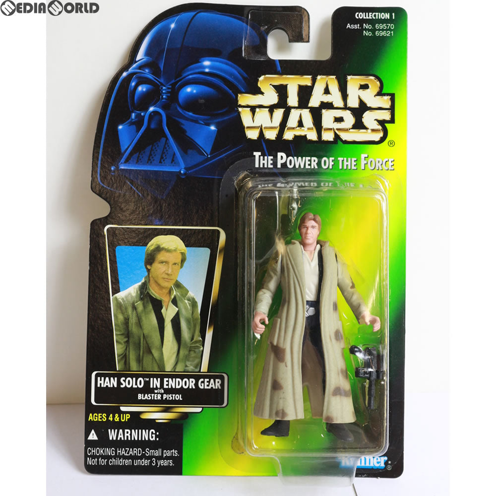 【中古即納】[FIG] The Power Of The Force スター・ウォーズ ベーシックフィギュア ハン・ソロ イン エンドア・ギア STAR WARS 完成品 可動フィギュア(69621) ハズブロージャパン(19971231)