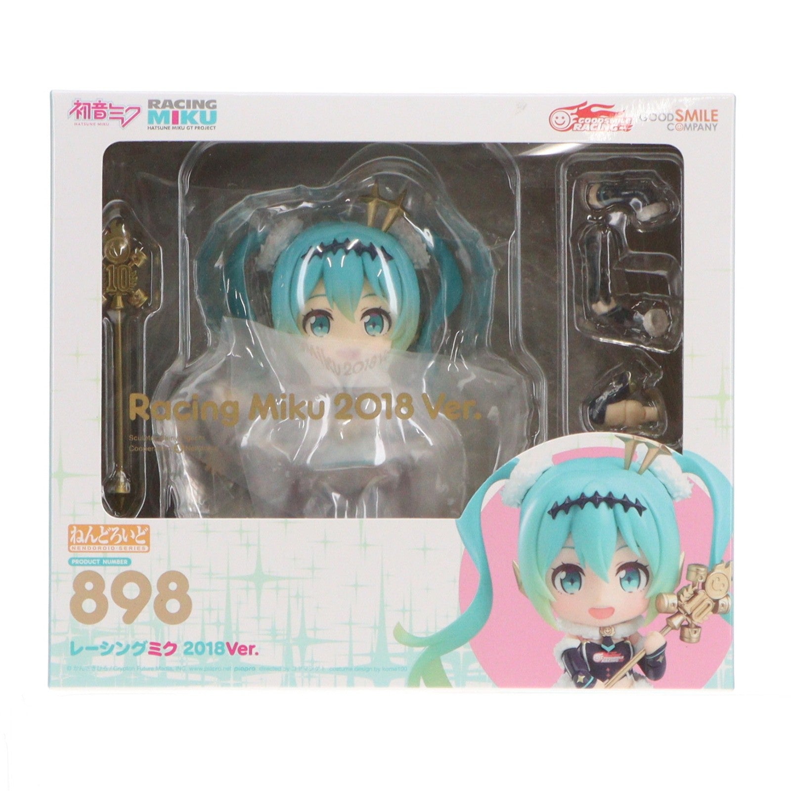 【中古即納】[FIG] ねんどろいど 898 レーシングミク 2018Ver. 初音ミクGTプロジェクト 完成品 可動フィギュア グッドスマイルカンパニー(20181110)