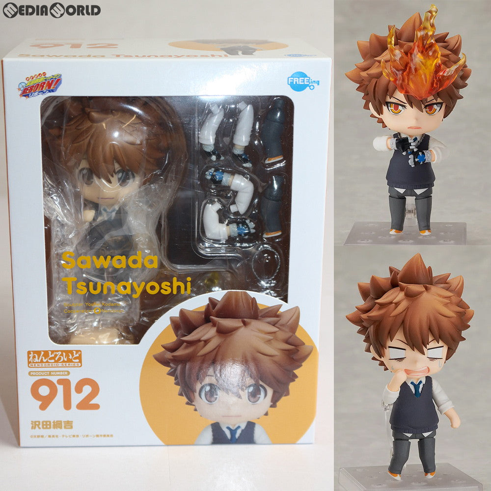 【中古即納】[FIG] ねんどろいど 912 沢田綱吉(さわだつなよし) 家庭教師ヒットマンREBORN! 完成品 可動フィギュア FREEing(フリーイング)(20181223)