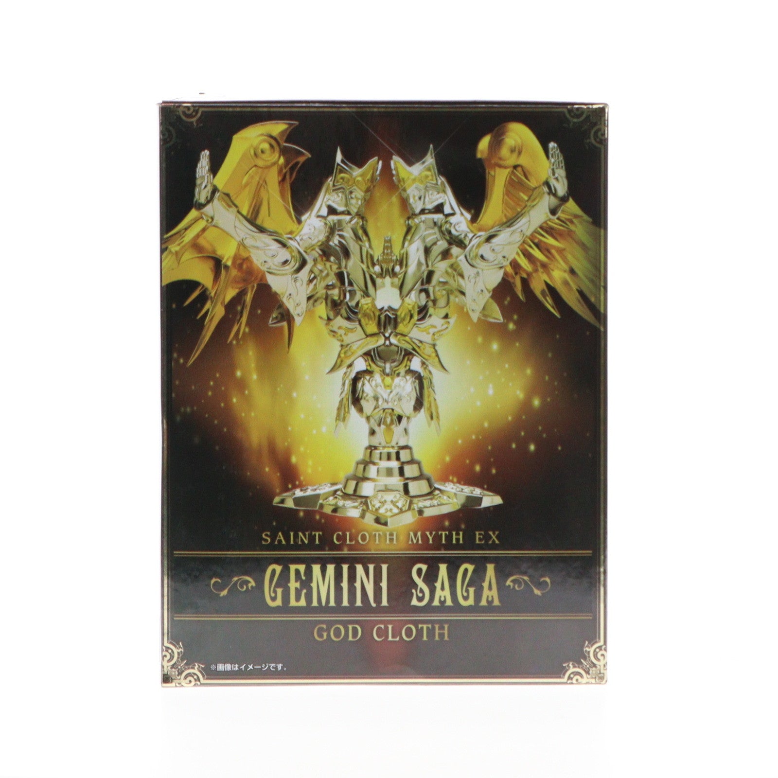 【中古即納】[FIG] 初期不良対応済(シンボルマーク双子座) 聖闘士聖衣神話EX ジェミニサガ(神聖衣) 聖闘士星矢 黄金魂 -soul of gold- 完成品 可動フィギュア バンダイ(20170520)