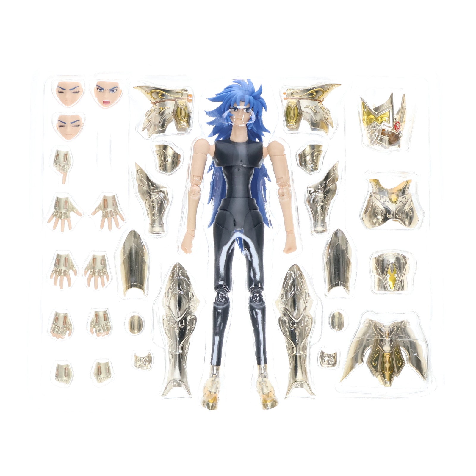 【中古即納】[FIG] 初期不良対応済(シンボルマーク双子座) 聖闘士聖衣神話EX ジェミニサガ(神聖衣) 聖闘士星矢 黄金魂 -soul of gold- 完成品 可動フィギュア バンダイ(20170520)
