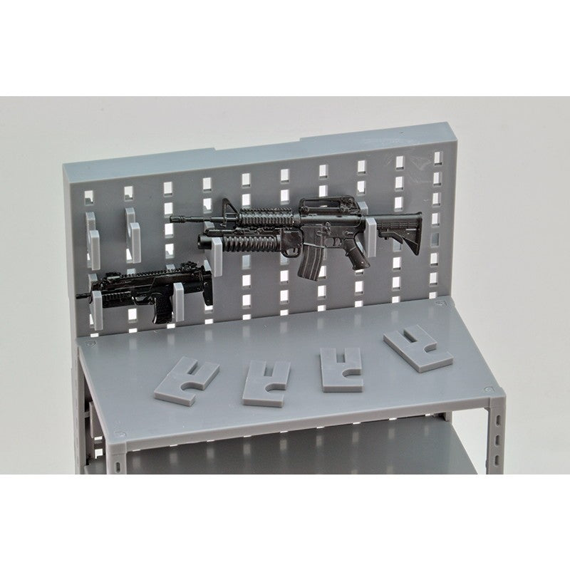 【予約安心出荷】[PTM] (再販) LittleArmory(リトルアーモリー) LD018 1/12 ガンラックD プラモデル(290353) TOMYTEC(トミーテック)(2026年4月)