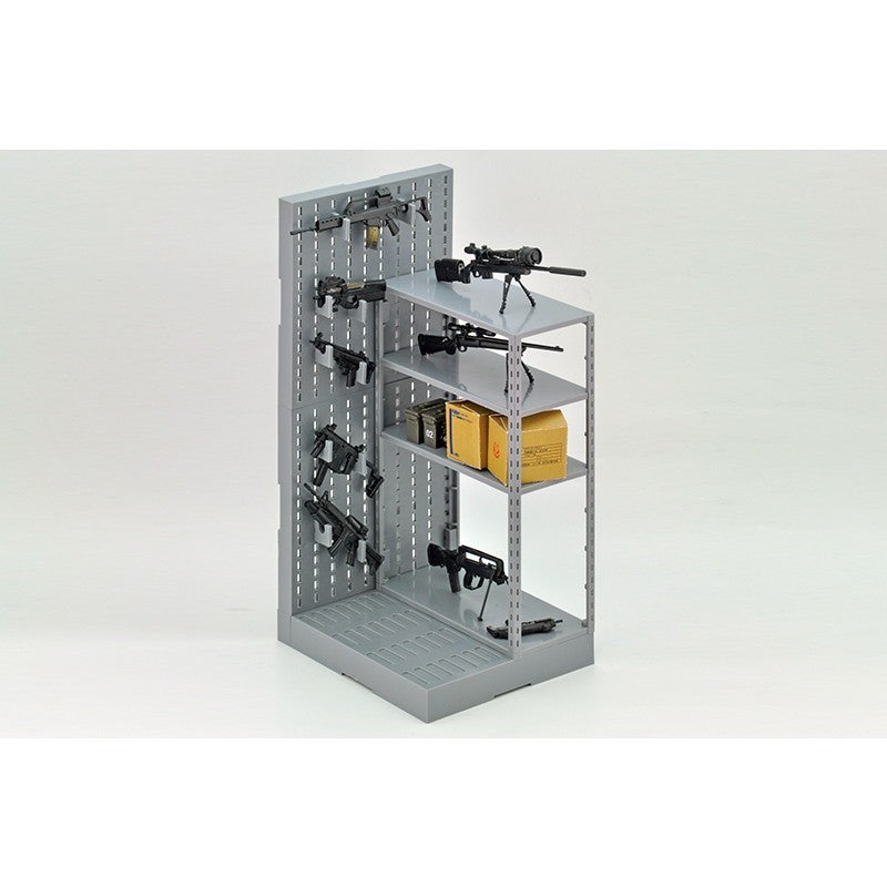 【新品】【お取り寄せ】[PTM] (再販) LittleArmory(リトルアーモリー) LD018 1/12 ガンラックD プラモデル(290353) TOMYTEC(トミーテック)(20260430)