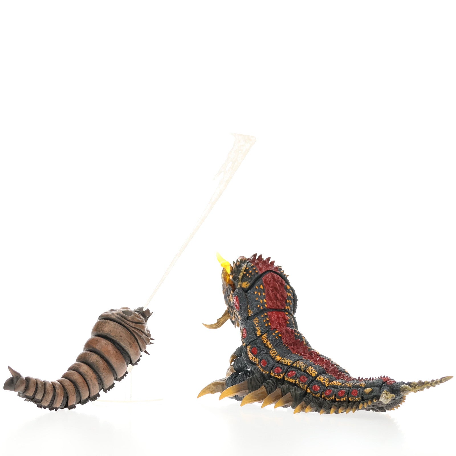 【中古即納】[FIG] 魂ウェブ商店限定 S.H.MonsterArts(モンスターアーツ) モスラ(幼虫)&バトラ(幼虫)セット ゴジラVSモスラ 完成品 可動フィギュア バンダイ(20140630)