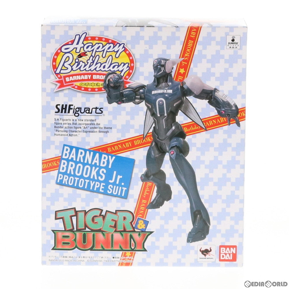【中古即納】[FIG] (フィギュア単品) Amazon限定 S.H.Figuarts(フィギュアーツ) バーナビー・ブルックスJr. プロトタイプスーツ バーナビーお誕生日セット TIGER & BUNNY(タイガー&バニー) 可動フィギュア バンダイ(20130223)