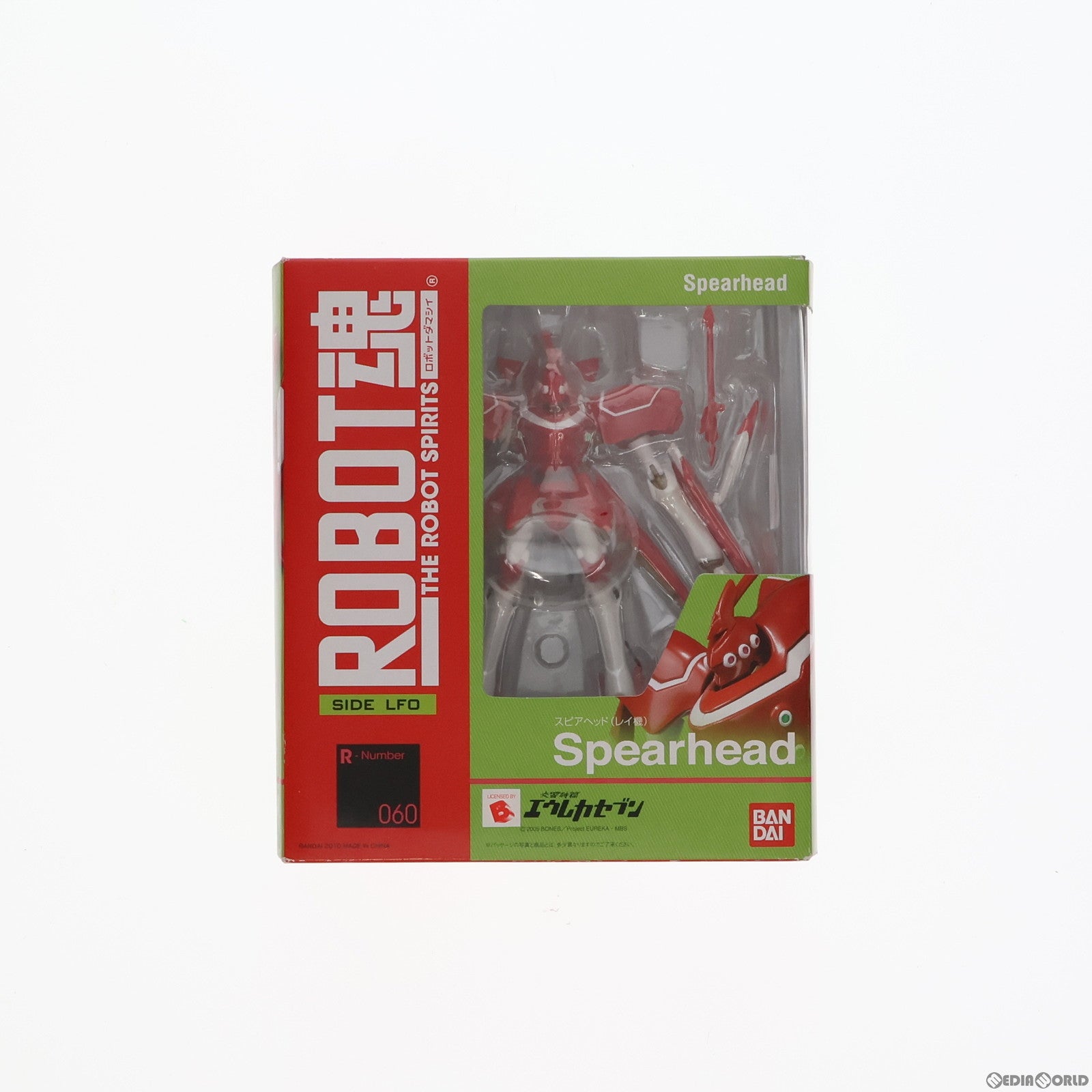 【中古即納】[FIG] ROBOT魂(SIDE LFO) スピアヘッド(レイ機) 交響詩篇エウレカセブン 完成品 可動フィギュア バンダイ(20100424)