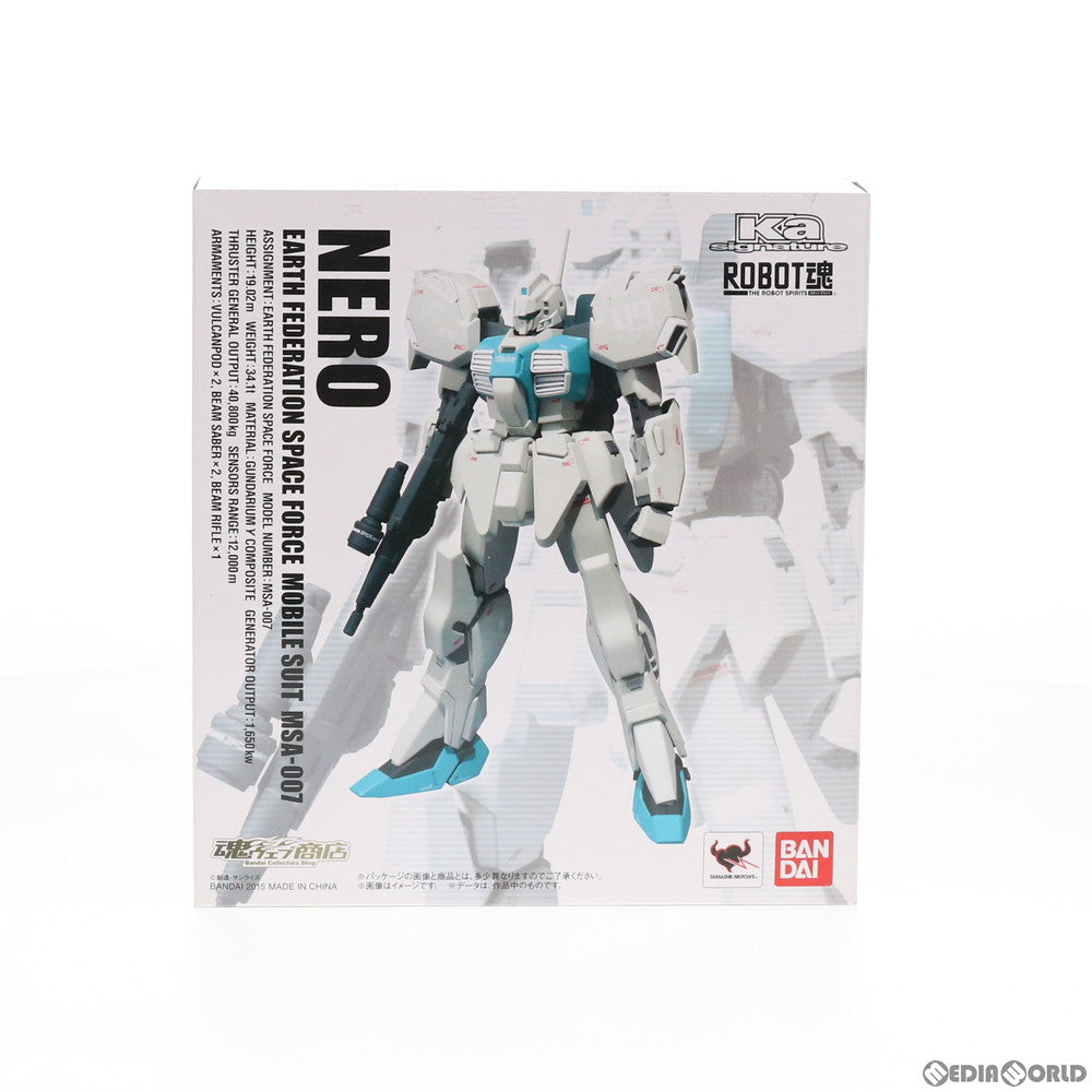 【中古即納】[FIG] 魂ウェブ商店限定 ROBOT魂(SIDE MS) ネロ ガンダム・センチネル 完成品 可動フィギュア バンダイ(20150131)