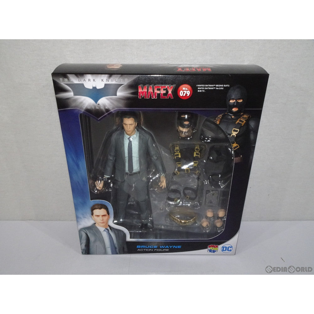 【中古即納】[FIG] マフェックス No.079 MAFEX BRUCE WAYNE(ブルース・ウェイン)(『The Dark Knight Trilogy』版) ダークナイト・トリロジー 完成品 可動フィギュア メディコム・トイ(20190428)