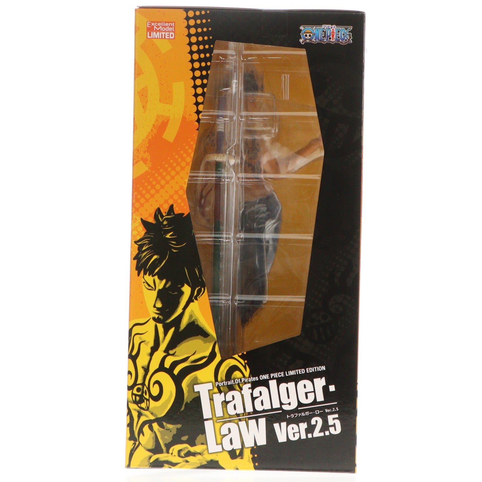 【中古即納】[FIG] 一部店舗限定 Portrait.Of.Pirates P.O.P LIMITED EDITION トラファルガー・ローVer.2.5 ONE PIECE(ワンピース) 1/8 完成品 フィギュア メガハウス(20150331)
