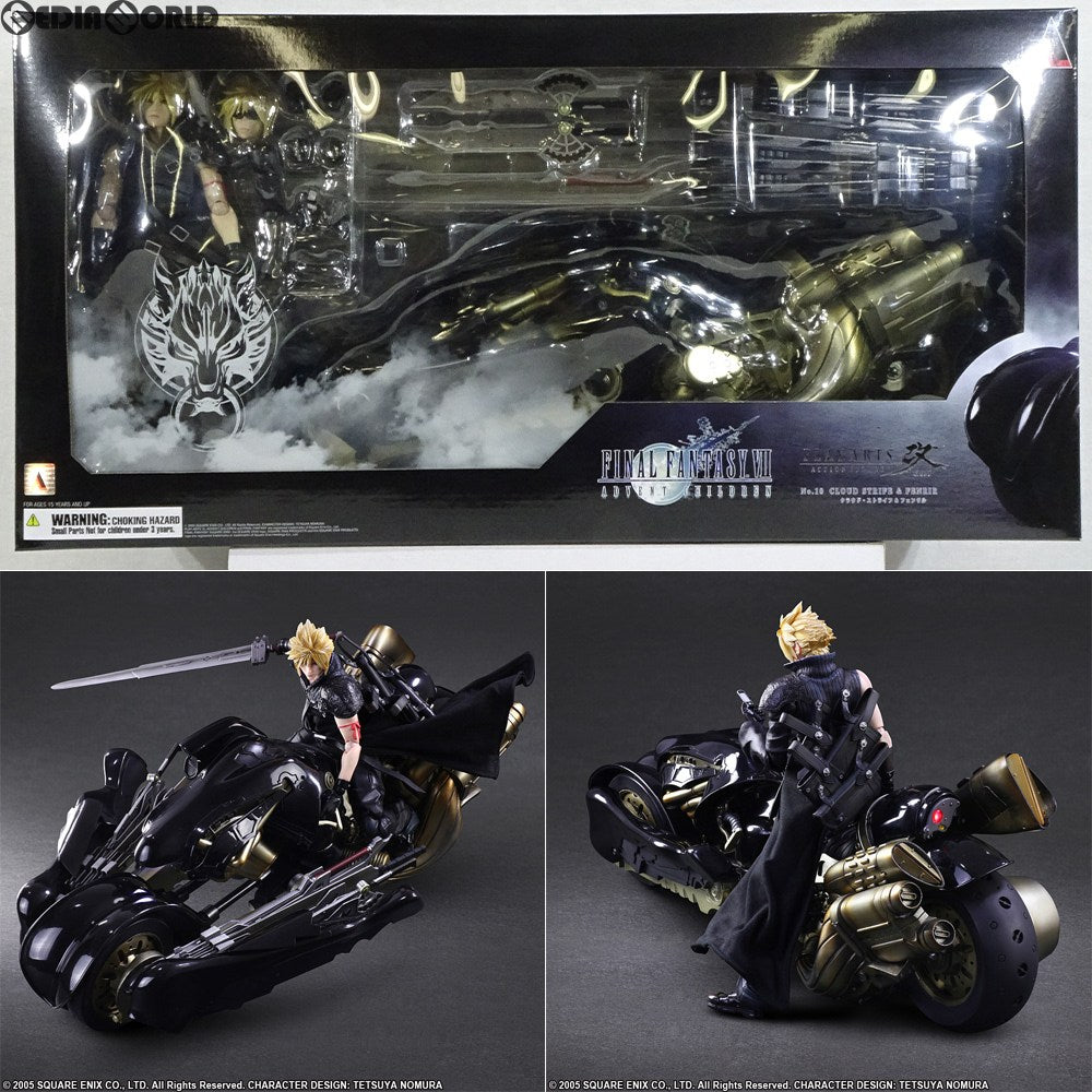 【中古即納】[FIG] PLAY ARTS改(プレイアーツ改) クラウド・ストライフ&フェンリル FINAL FANTASY VII ADVENT CHILDREN(ファイナルファンタジー7 アドベントチルドレン) 完成品 可動フィギュア スクウェア・エニックス(20181209)