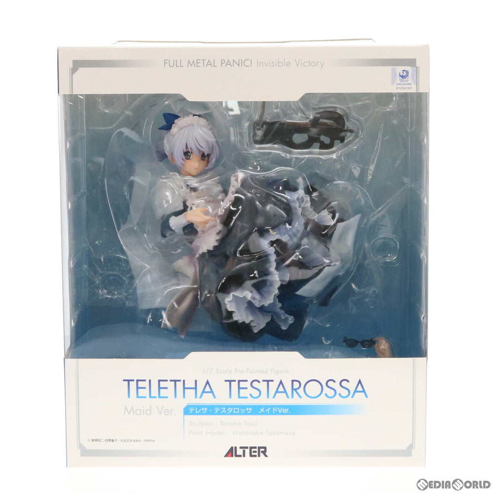 【中古即納】[FIG] テレサ・テスタロッサ メイドVer. フルメタル・パニック! Invisible Victory 1/7 完成品 フィギュア アルター(20190517)