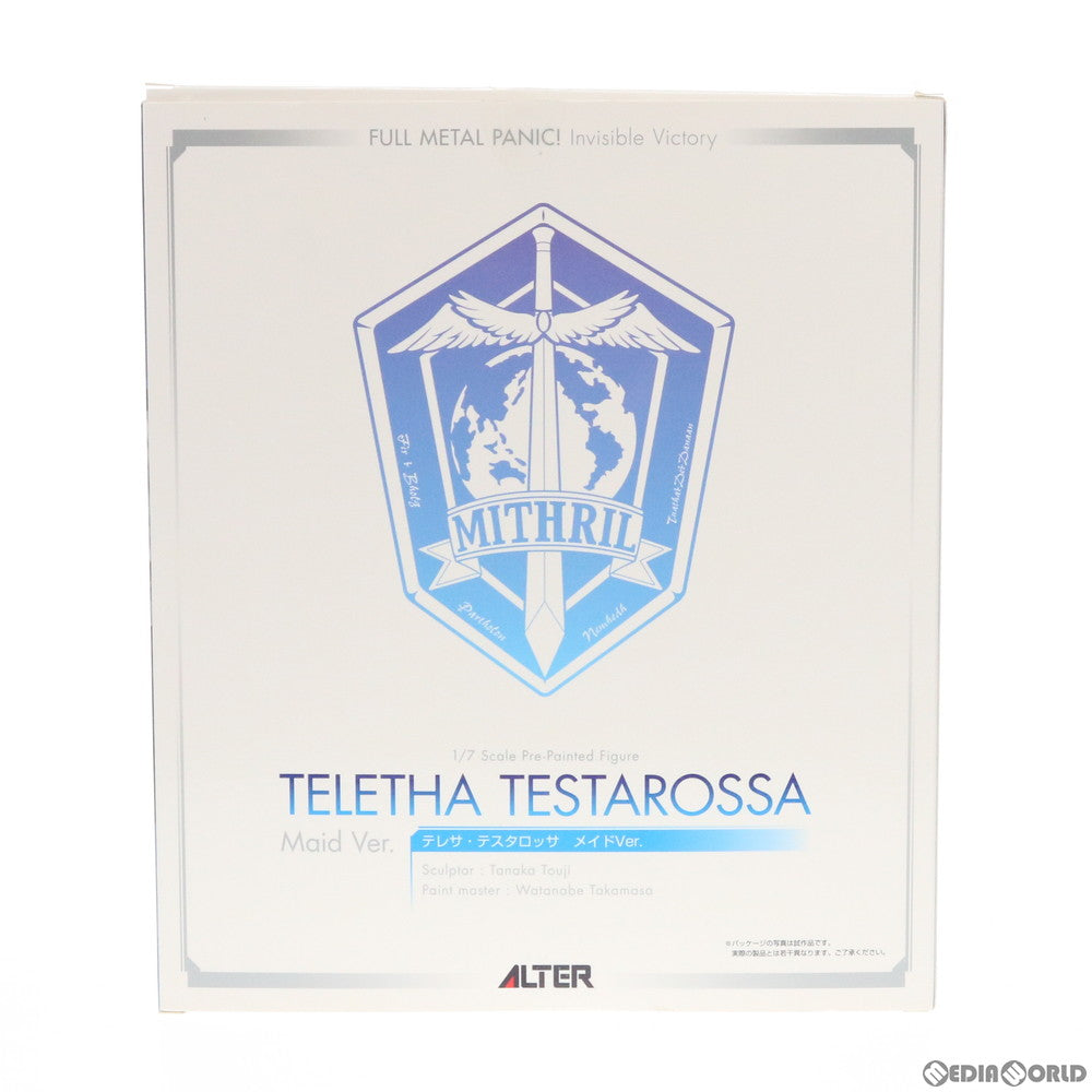 【中古即納】[FIG] テレサ・テスタロッサ メイドVer. フルメタル・パニック! Invisible Victory 1/7 完成品 フィギュア アルター(20190517)