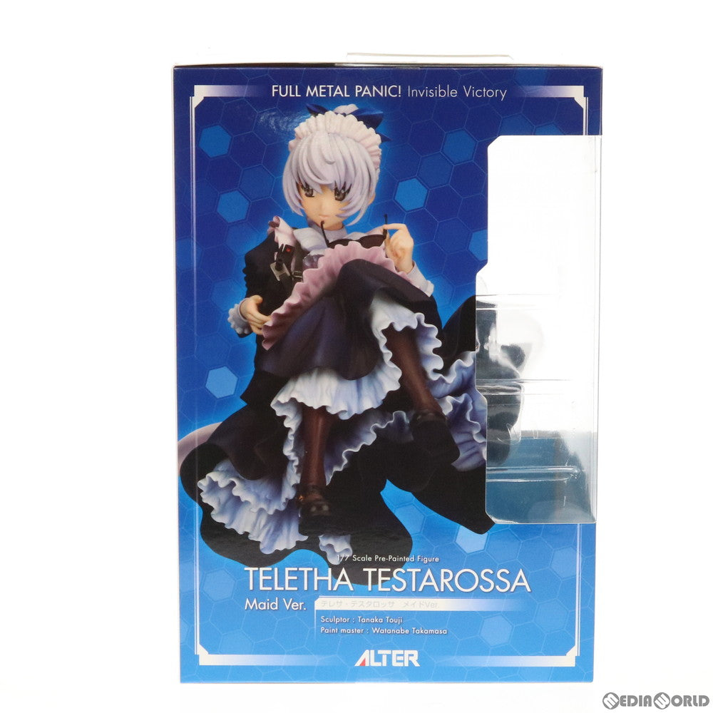 【中古即納】[FIG] テレサ・テスタロッサ メイドVer. フルメタル・パニック! Invisible Victory 1/7 完成品 フィギュア アルター(20190517)