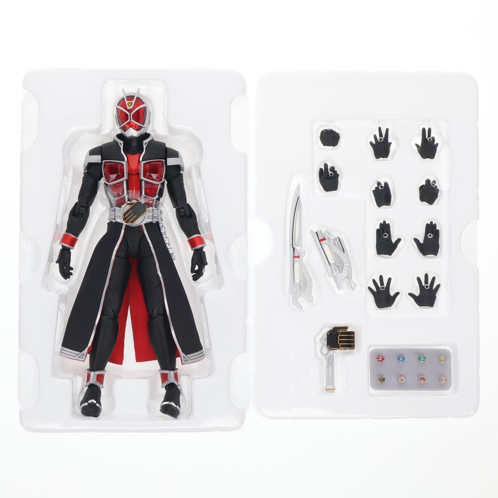【中古即納】[FIG] S.H.Figuarts(フィギュアーツ) 真骨彫製法 仮面ライダーウィザード フレイムスタイル 完成品 可動フィギュア バンダイスピリッツ(20181123)