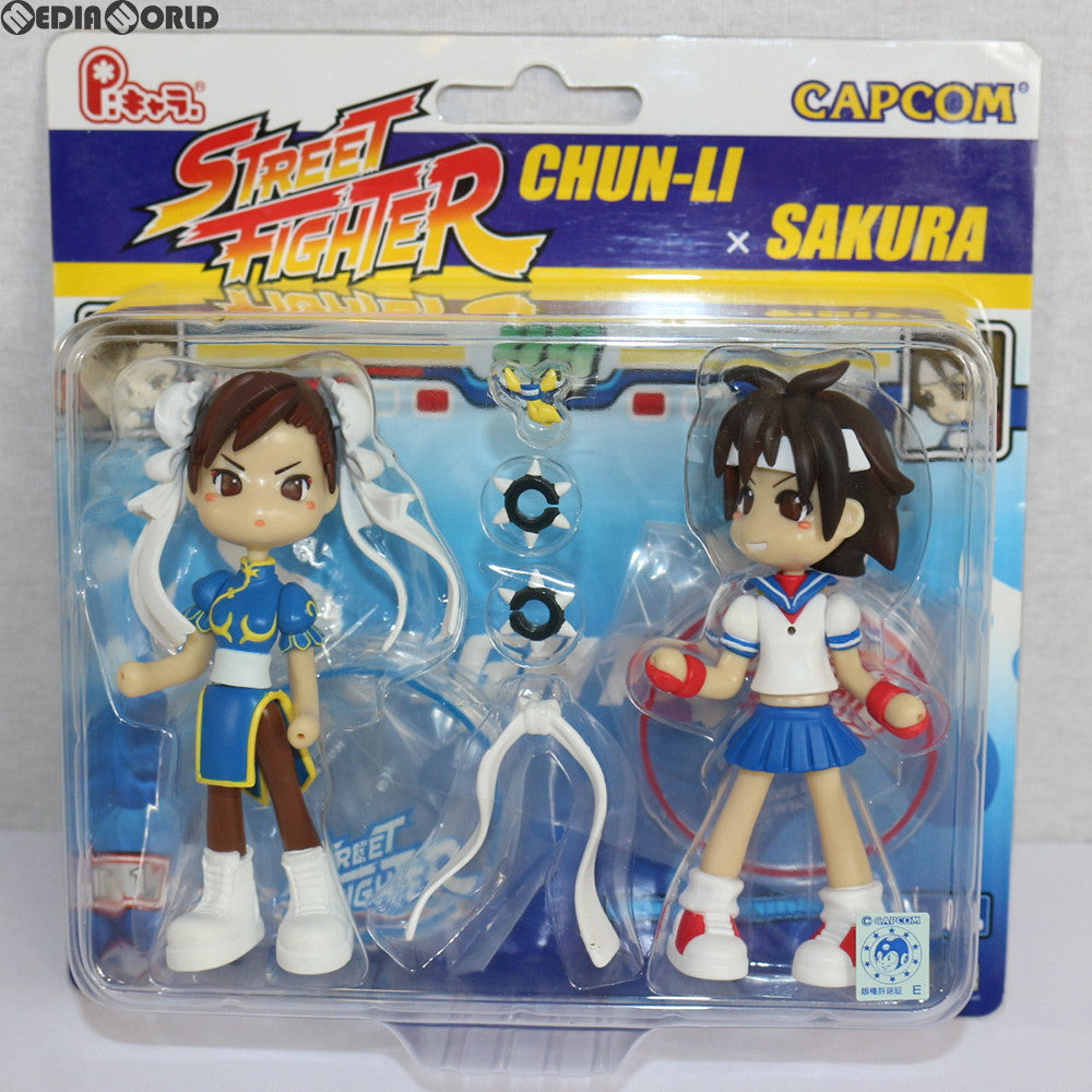 【中古即納】[FIG] P:キャラ. 春麗&さくら STREET FIGHTER(ストリートファイター) 完成品 フィギュア(PC2006) GSIクレオス(20051119)