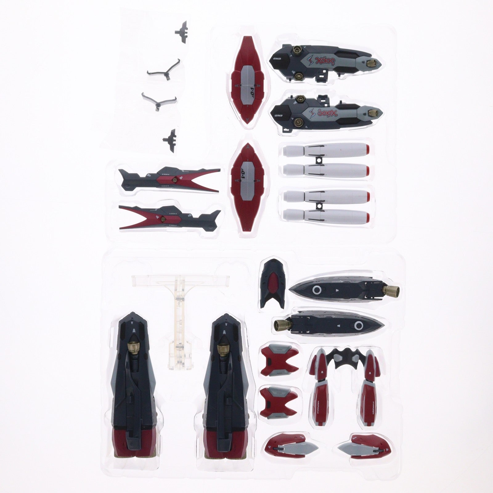 【中古即納】[TOY] 魂ウェブ商店限定 DX超合金 VF-31C ジークフリード(ミラージュ・ファリーナ・ジーナス機)用スーパーパーツセット マクロスΔ(デルタ) 完成トイ バンダイスピリッツ(20180531)