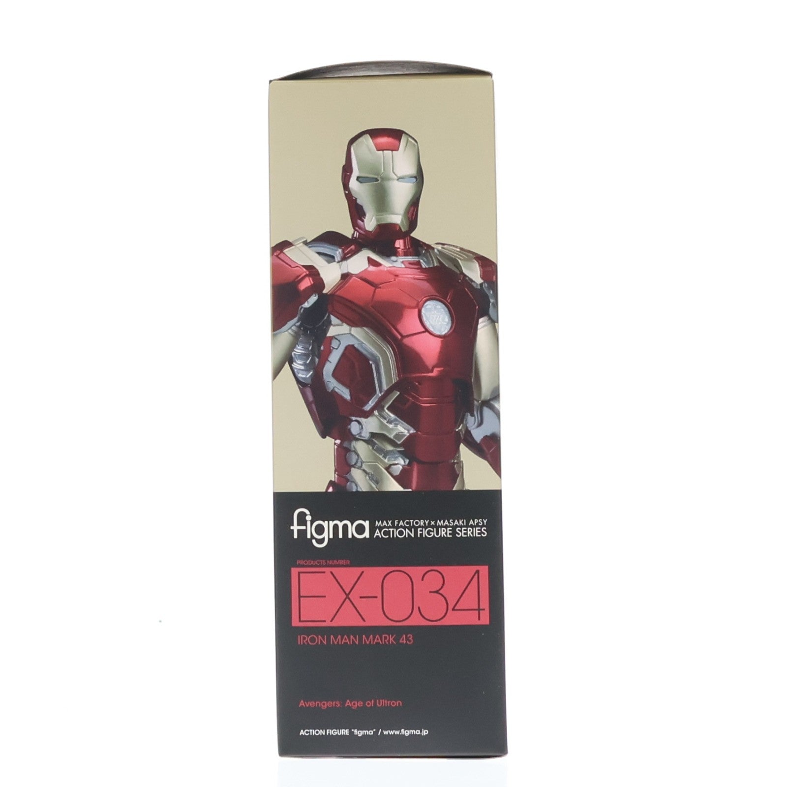【中古即納】[FIG] GOODSMILE ONLINE SHOP限定 figma(フィグマ) アイアンマン・マーク43 アベンジャーズ エイジ・オブ・ウルトロン 完成品 可動フィギュア グッドスマイルカンパニー(20161231)