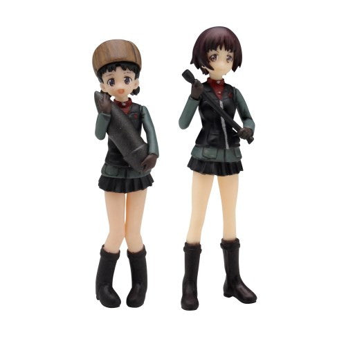 【新品即納】[PTM] (再販) プラウダ高校 ニーナ&アリーナ フィギュアセット ガールズ&パンツァー 劇場版 1/35 未塗装キット フィギュア(GPF-21) プラッツ(20250630)