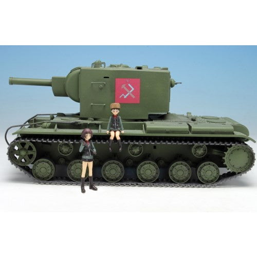 【新品即納】[PTM] (再販) プラウダ高校 ニーナ&アリーナ フィギュアセット ガールズ&パンツァー 劇場版 1/35 未塗装キット フィギュア(GPF-21) プラッツ(20250630)