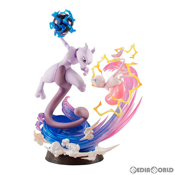 【中古即納】[FIG] G.E.M.EXシリーズ ミュウ&ミュウツー ポケットモンスター 完成品 フィギュア メガハウス(20181130)