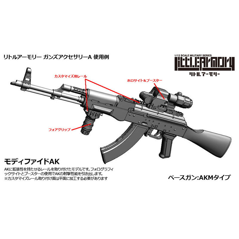 【新品】【お取り寄せ】[PTM] LittleArmory(リトルアーモリー) LD020 1/12 ガンズアクセサリーA プラモデル(292579) TOMYTEC(トミーテック) (20181222)