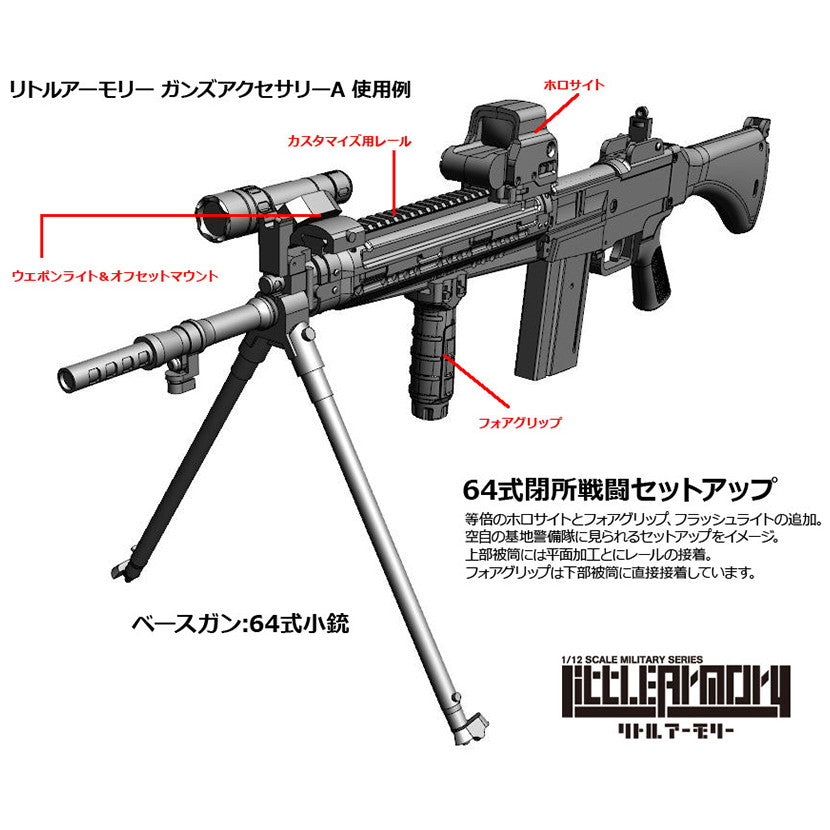 【新品】【お取り寄せ】[PTM] LittleArmory(リトルアーモリー) LD020 1/12 ガンズアクセサリーA プラモデル(292579) TOMYTEC(トミーテック) (20181222)
