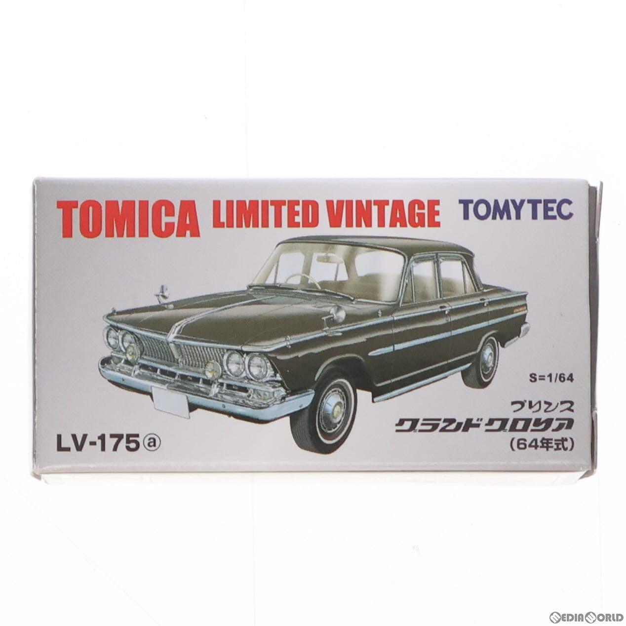 【中古即納】[MDL] トミカリミテッドヴィンテージ TLV-175a プリンス グランドグロリア(黒) 1/64 完成品 ミニカー TOMYTEC(トミーテック)(20181208)
