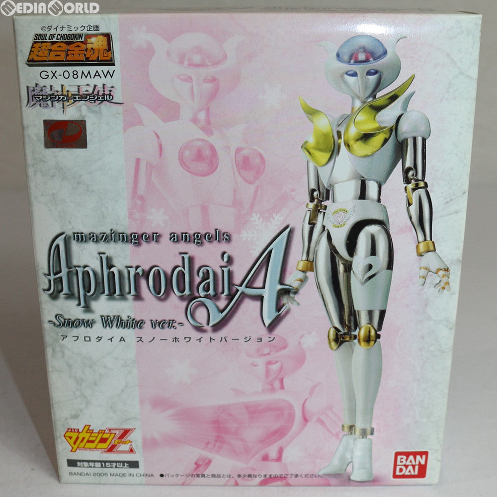 【中古即納】[TOY] 誌上通販限定 超合金魂 GX-08MAW アフロダイA スノーホワイトバージョン マジンガーエンジェル(魔神天使) 完成トイ バンダイ(20021231)