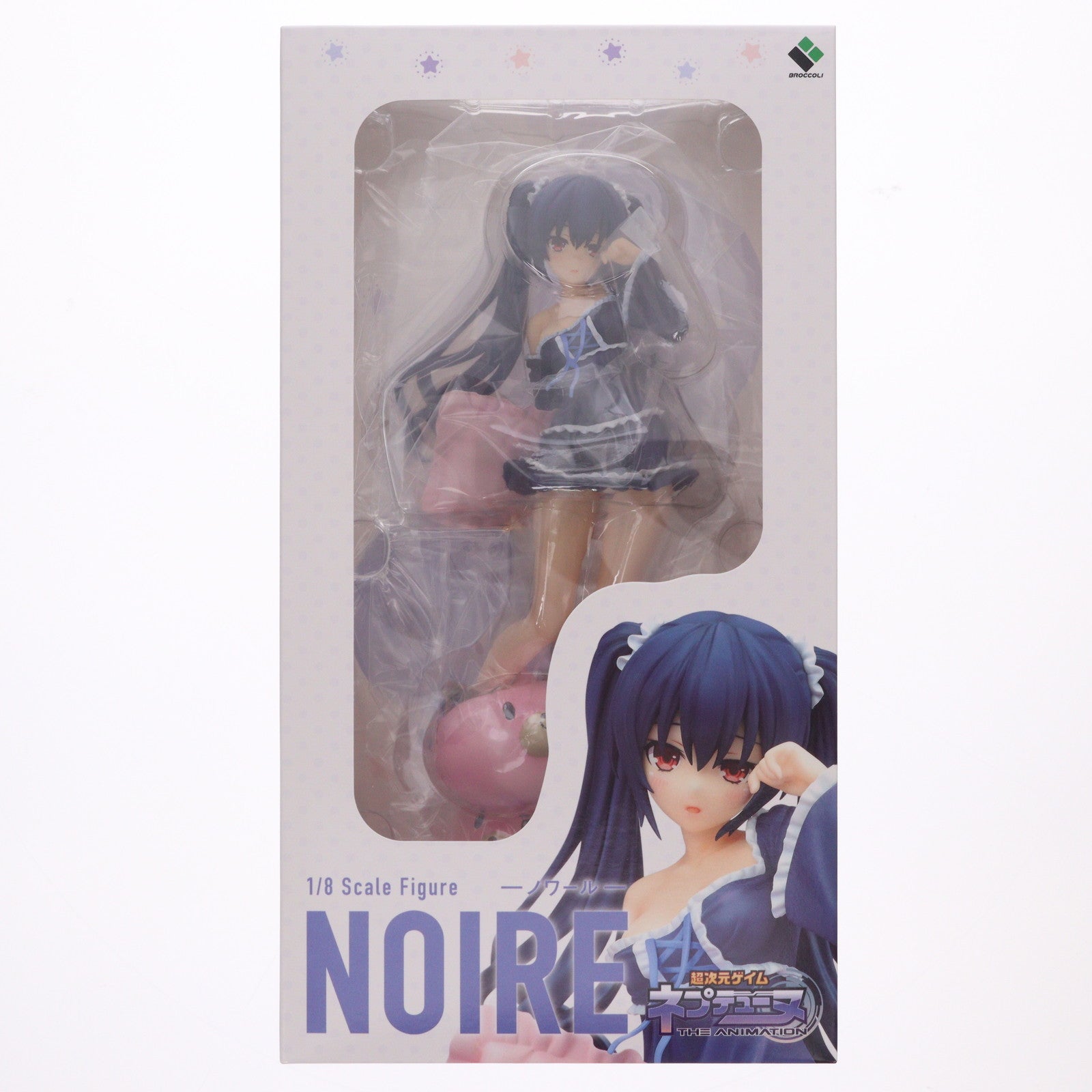 【中古即納】[FIG] ノワール 寝起きVer. 超次元ゲイム ネプテューヌ 1/8 完成品 フィギュア ブロッコリー(20190222)