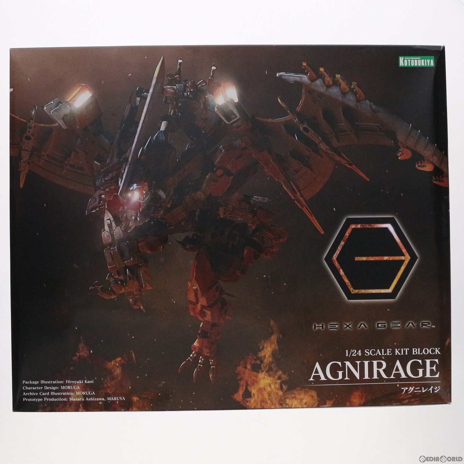 【中古即納】[PTM] ヘキサギア 1/24 アグニレイジ プラモデル(HG012) コトブキヤ(20181221)