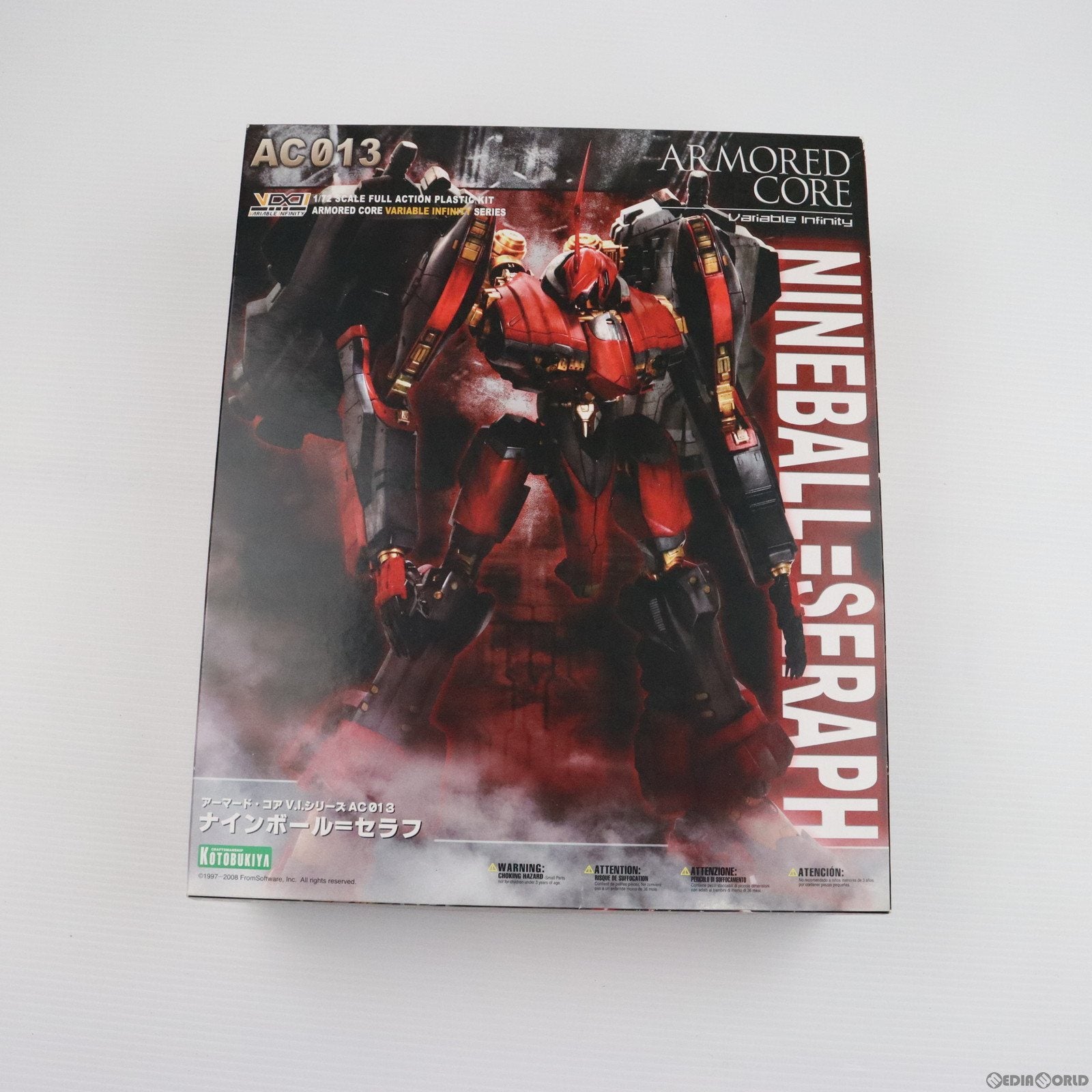【中古即納】[PTM] (再販)V.I.シリーズ 1/72 ナインボール=セラフ ARMORED CORE(アーマード・コア) プラモデル(VI022) コトブキヤ(20190210)