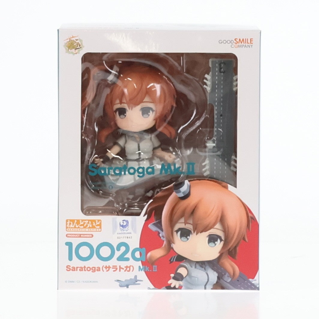 【中古即納】[FIG] ねんどろいど 1002a Saratoga(サラトガ) Mk.II 艦隊これくしょん -艦これ- 完成品 可動フィギュア グッドスマイルカンパニー(20190406)