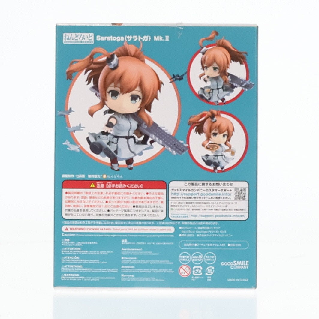【中古即納】[FIG] ねんどろいど 1002a Saratoga(サラトガ) Mk.II 艦隊これくしょん -艦これ- 完成品 可動フィギュア グッドスマイルカンパニー(20190406)