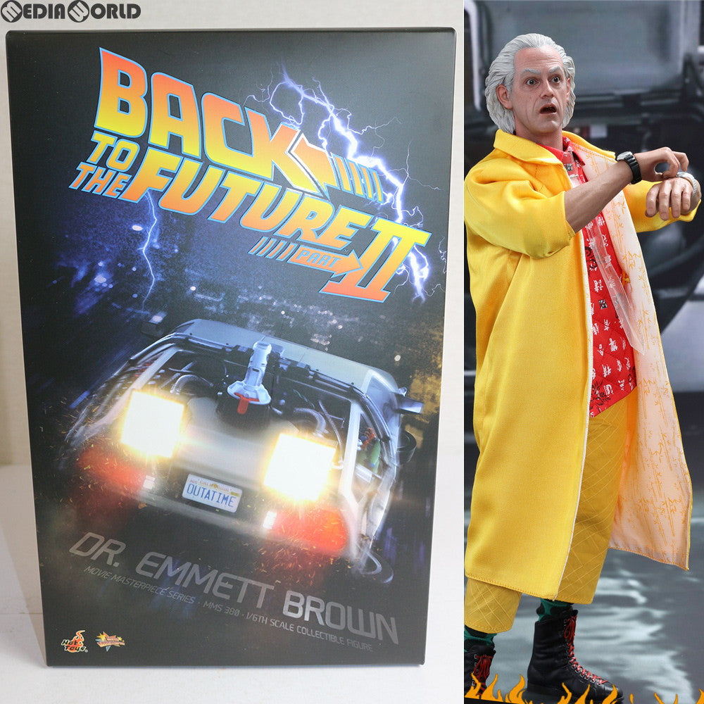 【中古即納】[FIG] ムービー・マスターピース エメット・ブラウン博士 バック・トゥ・ザ・フューチャー PART2 1/6 完成品 可動フィギュア(MM#380) ホットトイズ(20180127)