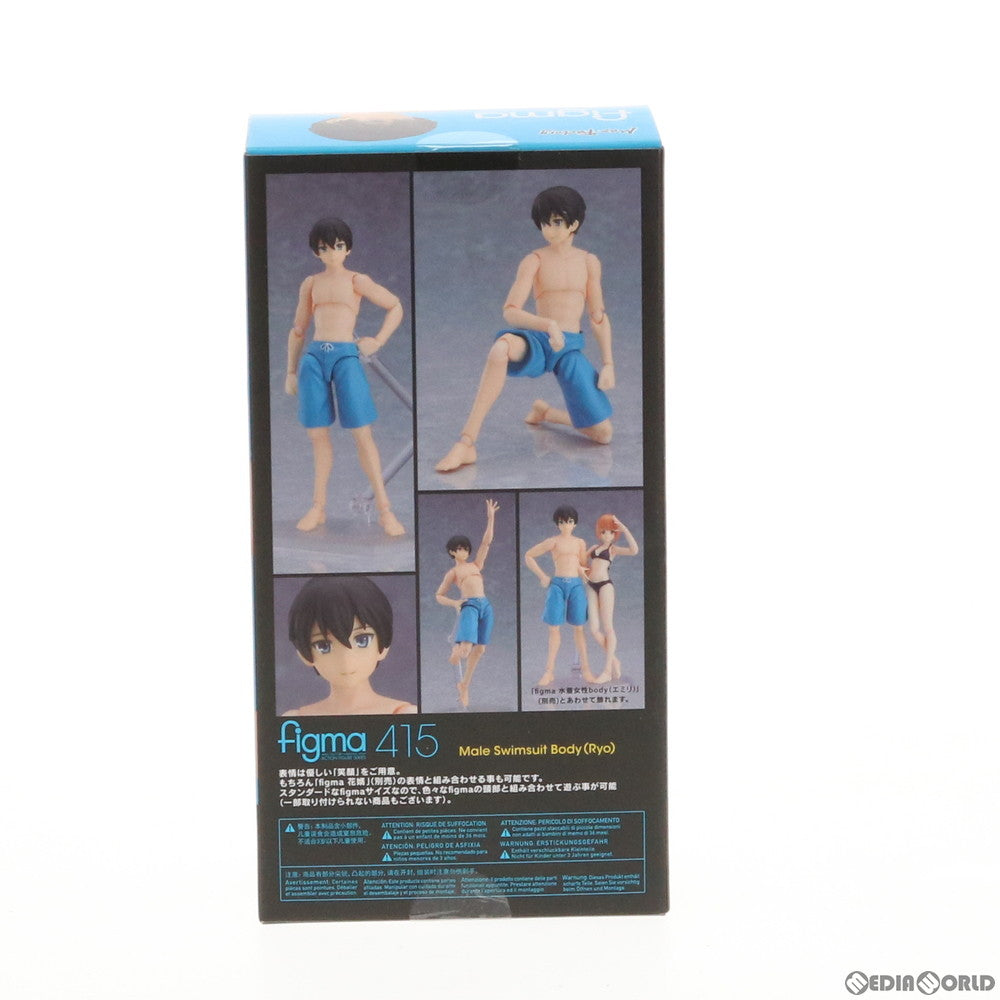 【中古即納】[FIG] figma(フィグマ) 415 水着男性body(リョウ) 完成品 可動フィギュア マックスファクトリー(20190512)